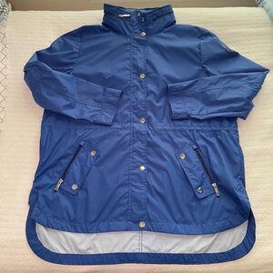 XXL Tommy Hilfiger Blue Raincoat with Hood